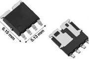 Dual 60V epäsymmetrinen mosfet on autokelpoinen